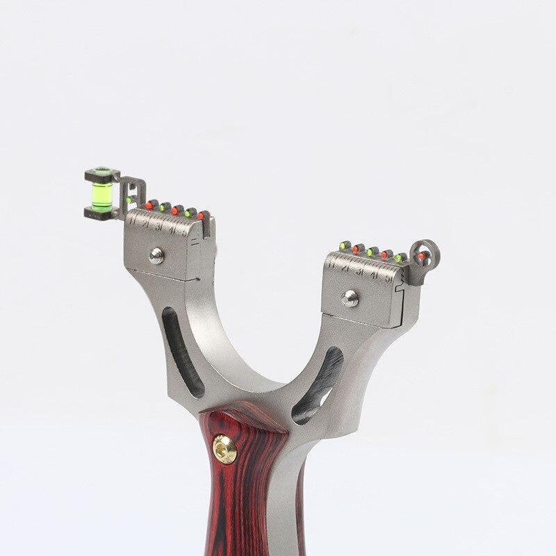 Inox-304 Pro Steinschleuder aus Edelstahl und Holz Vorschaubild 2